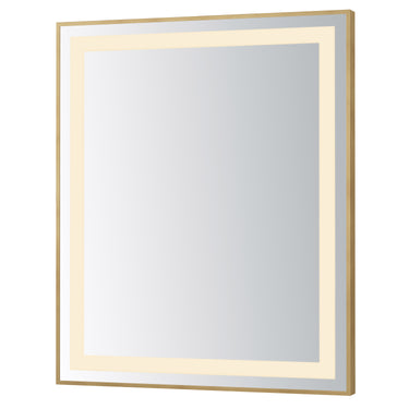ET2 Framed 30x36 LED Mirror 3CCT Gold