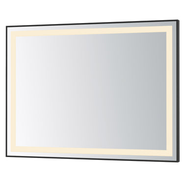 ET2 Framed 48x36 LED Mirror 3CCT Black