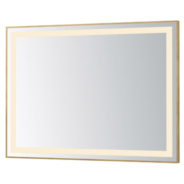 ET2 Framed 48x36 LED Mirror 3CCT Gold