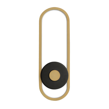ET2 Gravity Large Outdoor LED Sconce Black/Gold