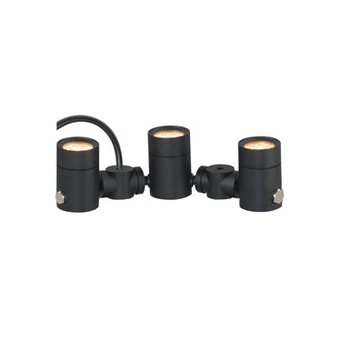 ET2 Tree Hugger 3-Light Tree Spot Light Black