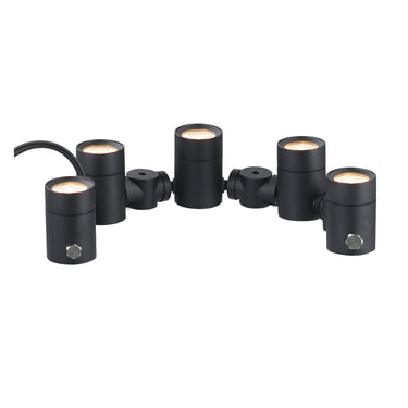 ET2 Tree Hugger 5-Light Tree Spot Light Black