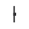 ET2 Alumilux: Line 5CCT 24" LED Outdoor Wall Sconce Black