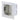 ET2 Alumilux Step Light rough-in box, empty metal box with perforated flange and knockouts, front view