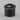 ET2 Alumilux Landscape in-ground light 2.5 x 2.25 in (E42423), Black, unlit angled view of the dome hood
