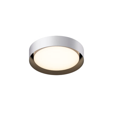 ET2 Echo 16" LED Flush Mount White/Black
