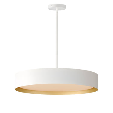 ET2 Echo 24" LED Pendant White/Gold