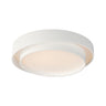 ET2 Ziggurat 24" LED Flush Mount White