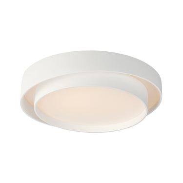 ET2 Ziggurat 24" LED Flush Mount White