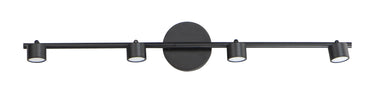 ET2 Taylor 4-Light Fixed Rail LED Track Light Black