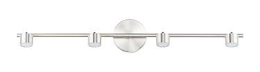ET2 Taylor 4-Light Fixed Rail LED Track Light Satin Nickel