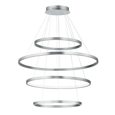 ET2 Groove 4-Tier Pendant 5CCT Select Brushed Aluminum