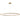 ET2 Groove 5CCT multi-light ring pendant, 72 in Gold, front view