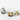 Ladenac Bois de Russie mini egg – Gold mini egg opened in two halves