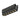 ET2 Continuum Optic track light, 5 in Black, front view of the linear head with a row of round lenses