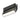 ET2 Continuum Gimbal Flat track light, 5 in Black, front view of the linear head on its tilting bracket