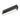 ET2 Continuum Gimbal Flat track light, 9 in Black, front view of the linear head on its tilting bracket