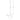 ET2 Continuum snowball track pendant line drawing with dimensions, round globe on a cord from the track adapter