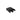 ET2 Continuum end track connector, Black, small square block with contact prongs on one side only