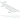 ET2 Continuum track rail, White, the three rail lengths shown together with their item numbers