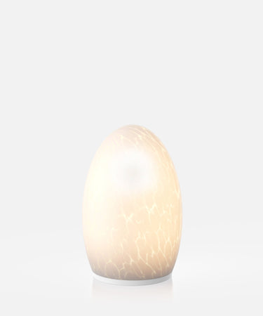 Egg Fritted rechargeable lamp by NEOZ – Fritted Opal Glass