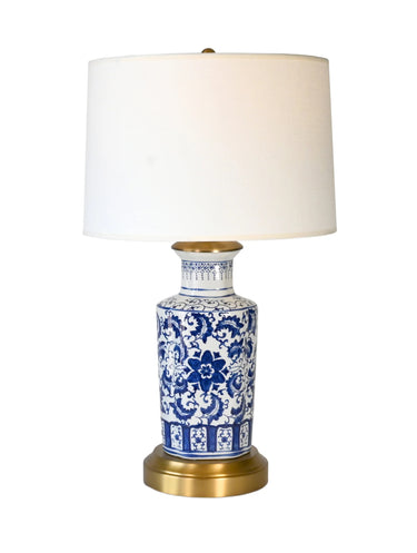 Elaine Brass Chinoiserie Cordless Table Lamp