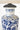 Chinoiserie Cordless Lamp - Elegant Black Porcelain Table Light