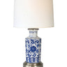 Elaine Chinese-Inspired Blue Porcelain Cordless Table Lamp