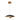 Eleutherius Modern black and brass pendant light with crystal accent