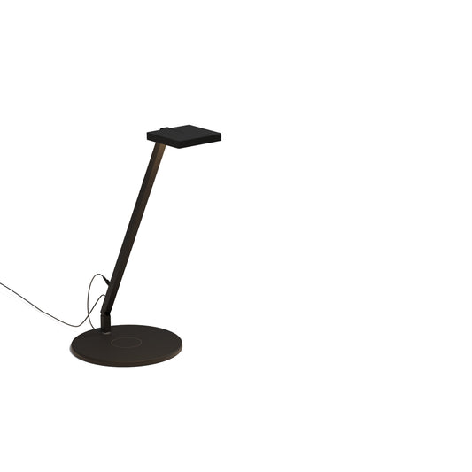 Koncept Focaccia Solo Desk Lamp Matte Black Wireless Charging Base