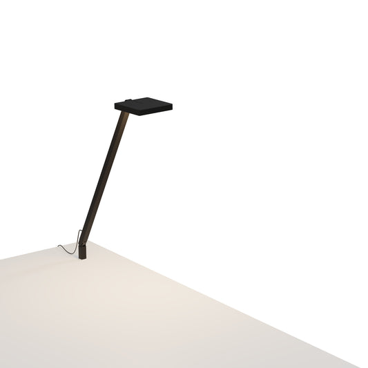 Koncept Focaccia Solo Desk Lamp Matte Black Through-Table Mount