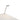 Focaccia Solo LED Desk Lamp – Silver, Through-Table Mount