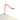 Koncept Focaccia Desk Lamp Matte Fire Red Grommet Mount