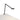 Focaccia LED Desk Lamp – Matte Black, Two-Piece Desk Clamp