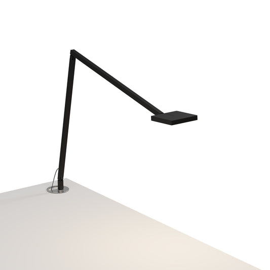 Koncept Focaccia Desk Lamp Matte Black Grommet Mount