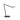 Focaccia LED Desk Lamp – Matte Black, Wireless Charging (Qi) Base