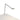 Focaccia LED Desk Lamp – Silver, Two-Piece Desk Clamp