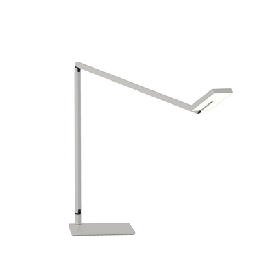 Focaccia LED Desk Lamp – Silver, Desk Base