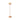 Finesse Decor Iron and Champagne Glass Floor Lamp Rose Gold