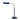 House of Troy Fusion Flex task table lamp navy blue/satin brass with USB port