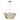Feinaqy 20-Inch Brass Crystal Chandelier - Two Tiers