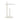 Modern minimalist soft white table lamp with rounded silhouette and LED lighting