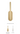 Integrated LED sconce in natural brass or soft white finish with minimalist geometry for modern wall lighting