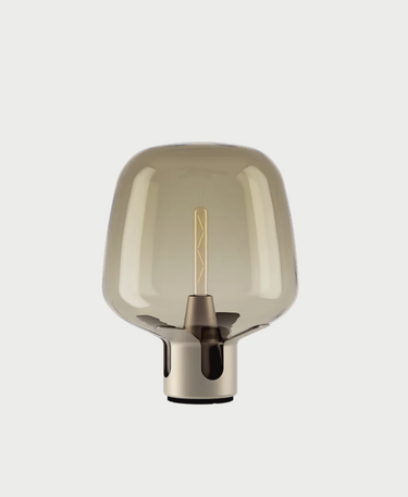 Lodes Flar dimmable table lamp with cord-located switch, perfect for creating mood lighting.