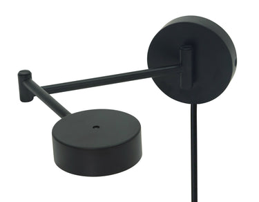 House of Troy Generation swing arm LED wall lamp in black