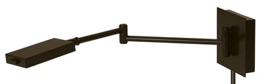 House of Troy Generation swing arm LED wall lamp in architectural bronze