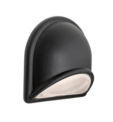 Gabby wall sconce: Black / Clear | Besa Lighting
