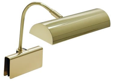 House of Troy Grand Piano Halogen Clamp Lamp 10" Polished Brass