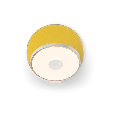 Koncept Gravy Wall Sconce Chrome Body Honeydew Felt Plates Hardwire