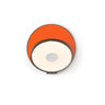 Koncept Gravy Wall Sconce Metallic Black Body Matte Orange Plates Plug-In
